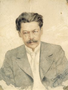 Portrét skladatele Antona Arenskyho (wc na kartonu)